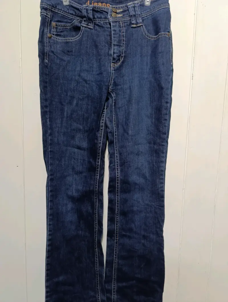 Jeans de mezclilla azul para mujer talla 6 - 1