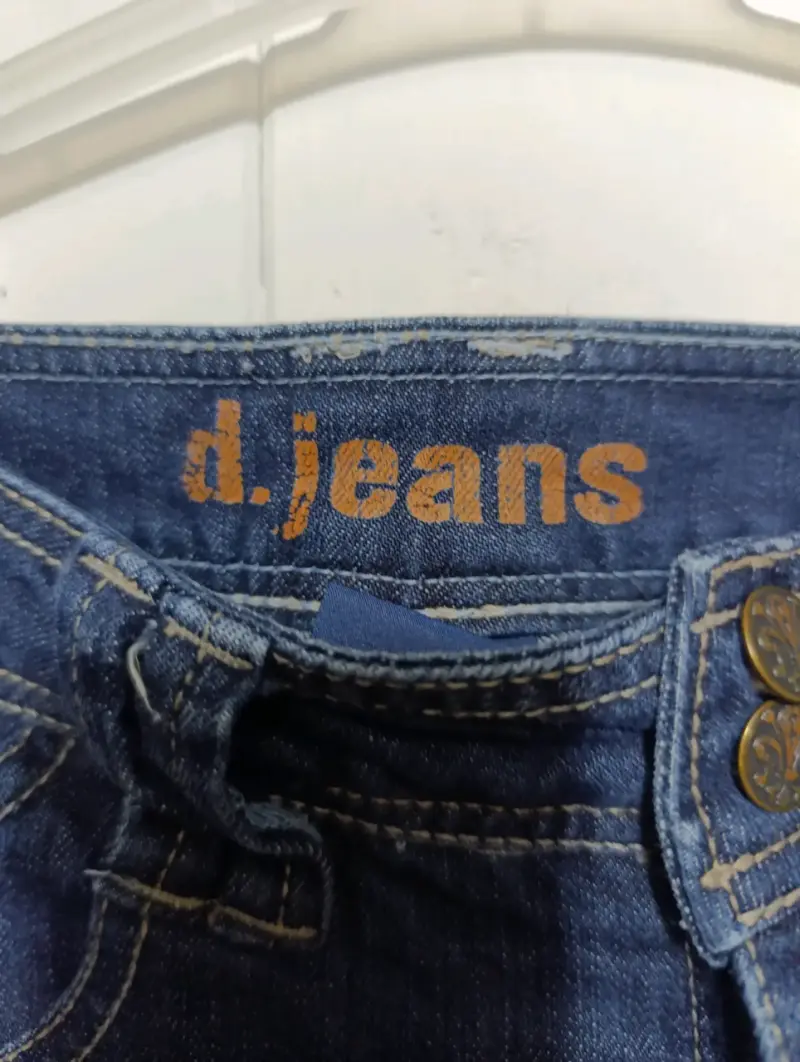 Jeans de mezclilla azul para mujer talla 6 - 2