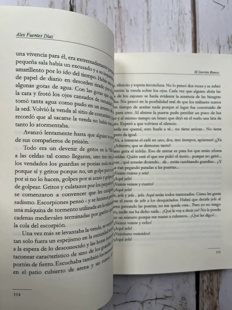 Libro El Gorrión Blanco de Alex Fuentes Díaz - 5