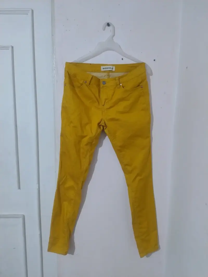 Pantalones amarillos para mujer talla 42