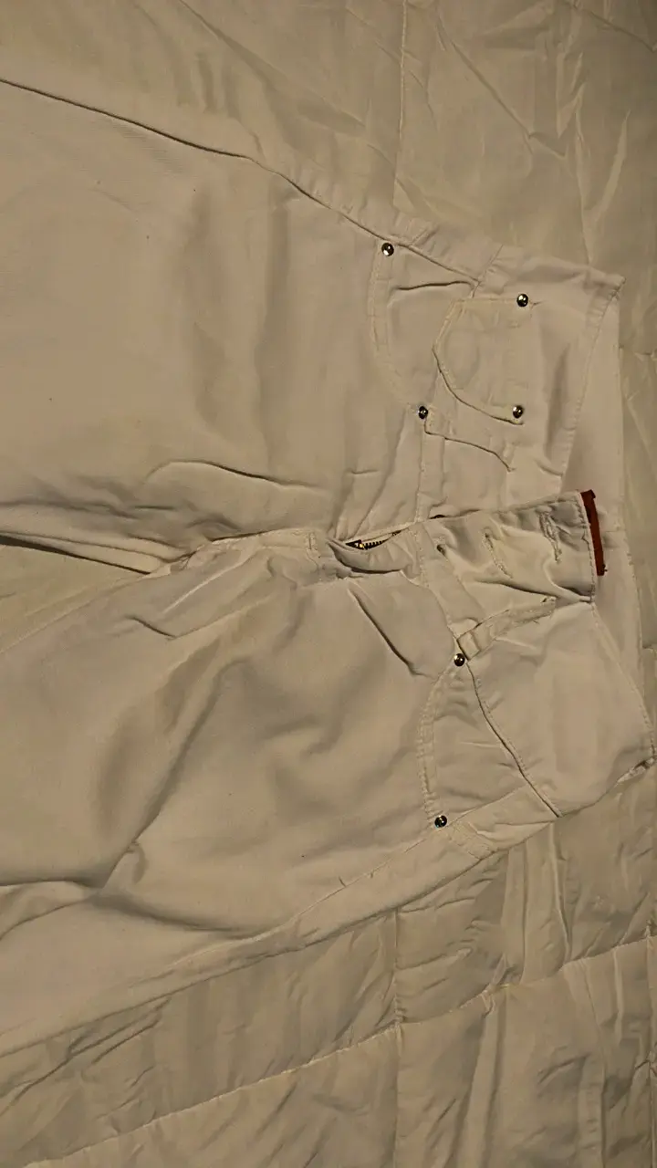 Jeans Pantalon blancos strech colombianos - 4