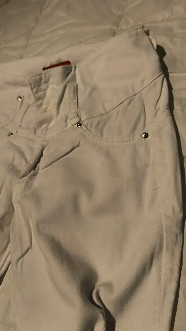 Jeans Pantalon blancos strech colombianos - 5