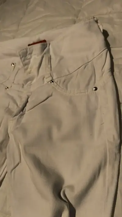 Jeans Pantalon blancos strech colombianos - miniatura 5