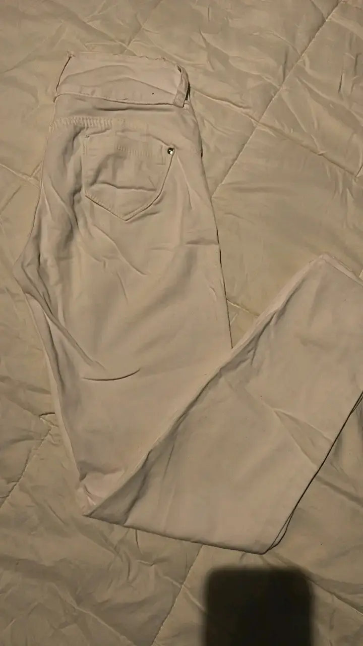 Jeans Pantalon blancos strech colombianos - 6