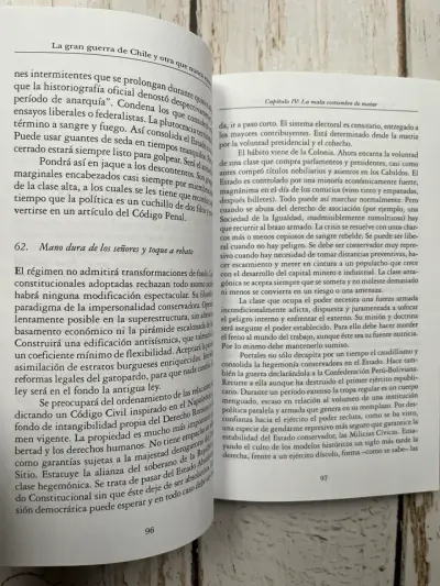 Libro La Gran Guerra De Chile Volodia Teitelboim - miniatura 6