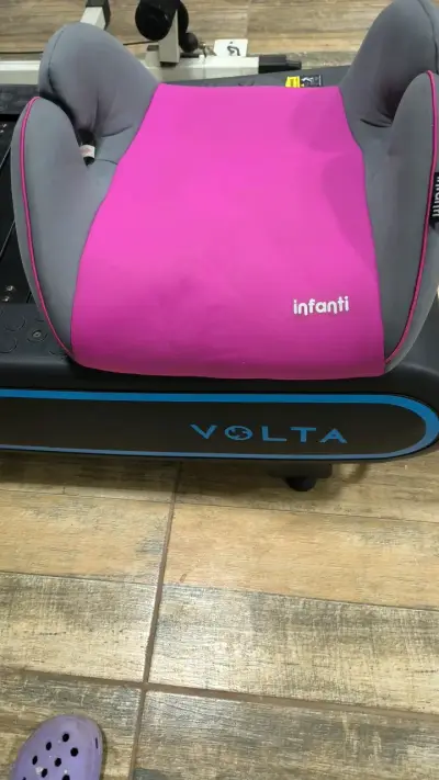 Asiento elevador para auto Infanti rosa y gris - miniatura 2