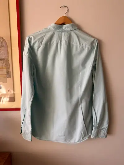 Camisa Polo Ralph Lauren celeste para mujer - miniatura 1