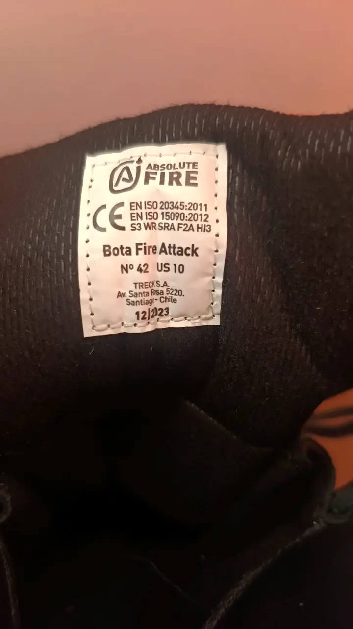 Botas de seguridad Absolute Fire Attack negras - 5