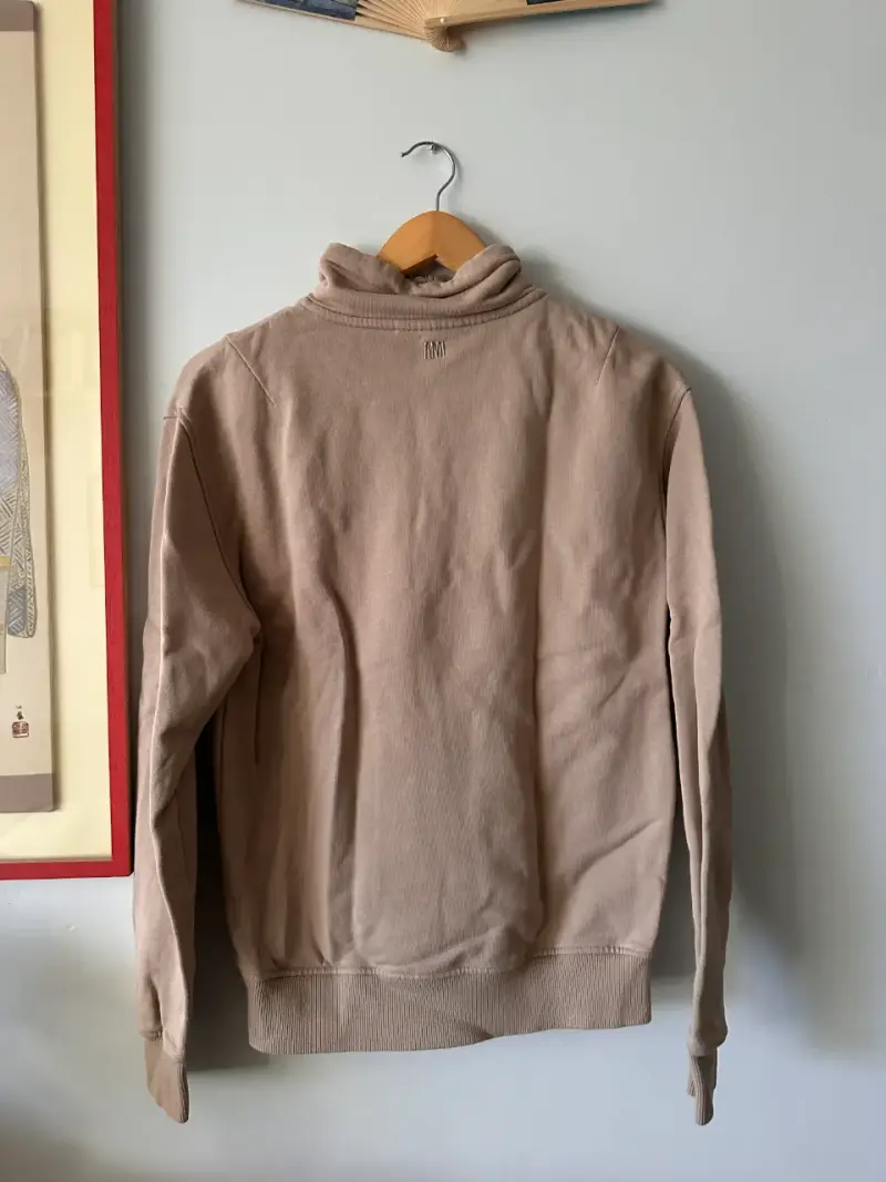 Polerón beige con cierre Ami - 5