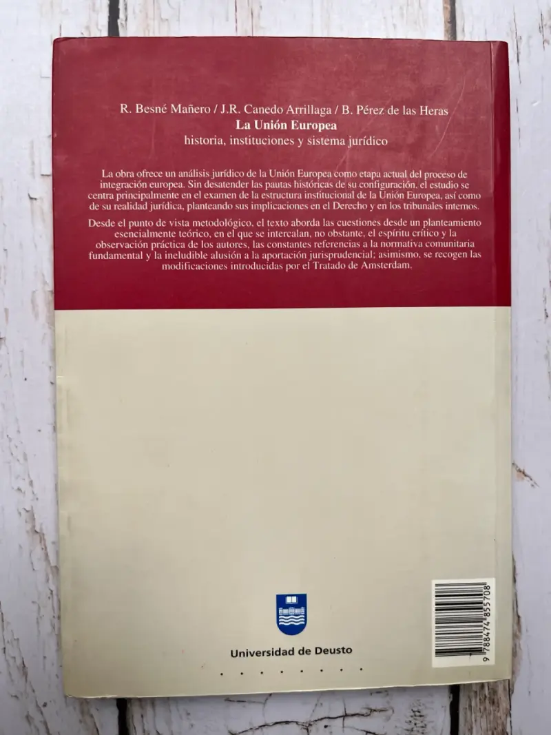 La Unión Europea Historia y Sistema Jurídico - 2