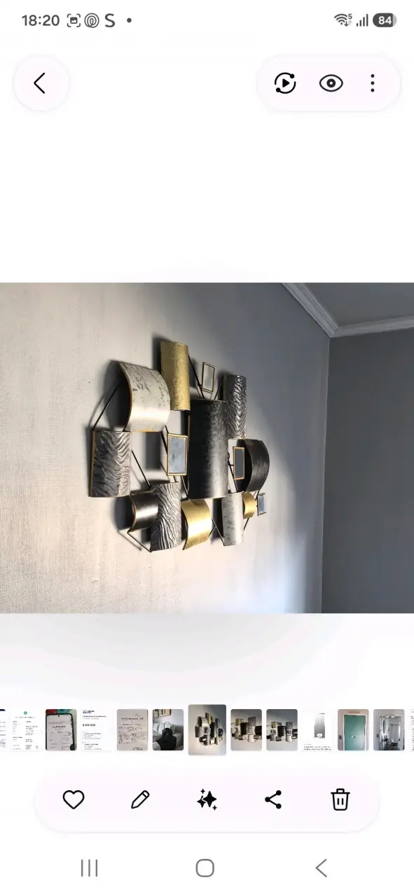 Decoración de pared metálica moderna - 3