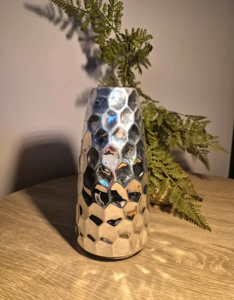 Decoración de mesa moderna en vidrio y metal - 3
