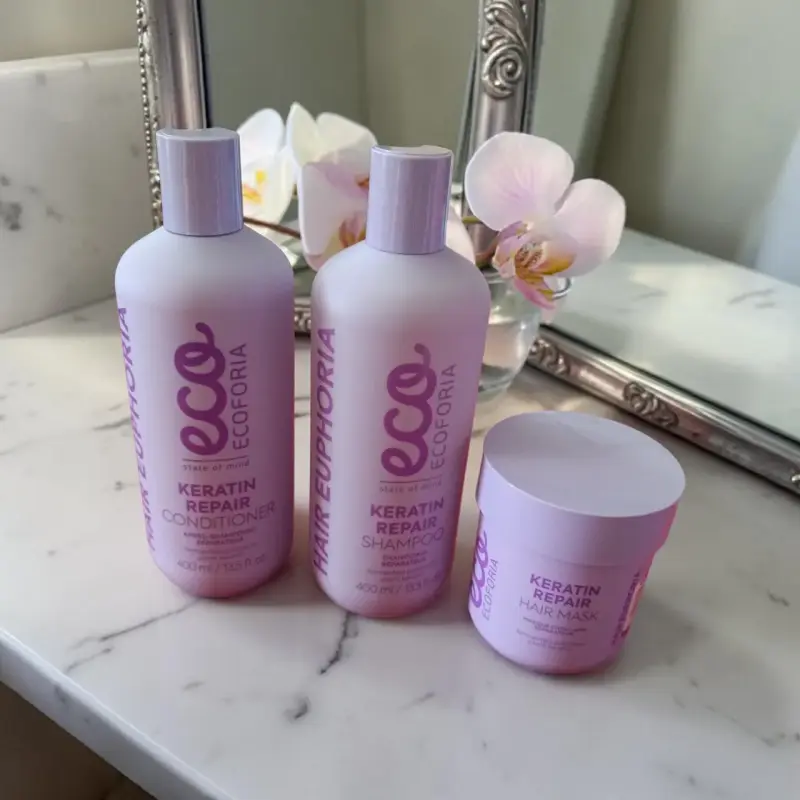 Set de cuidado capilar Eco Euforia con keratina