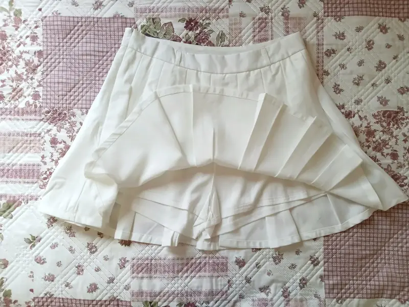 Falda plisada blanca - 2