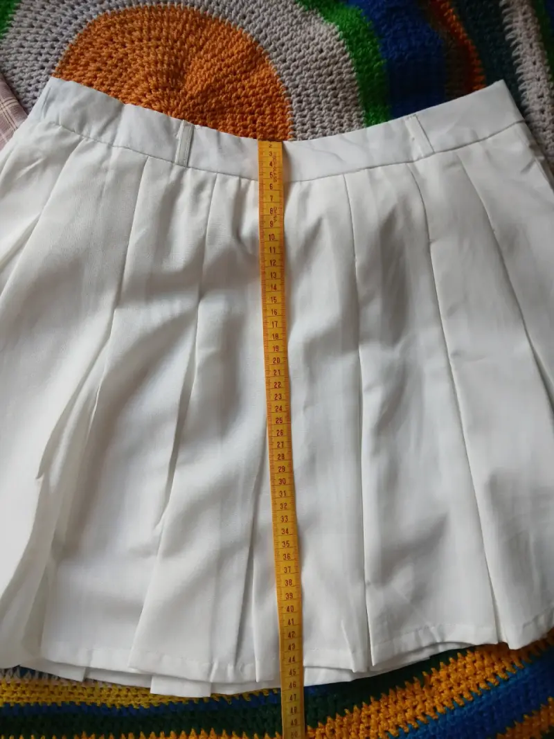 Falda plisada blanca - 3