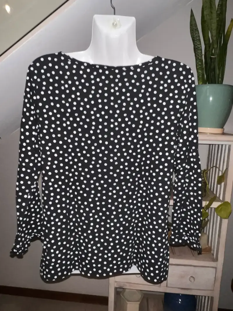 Polera de lunares negra ESPRIT - 2