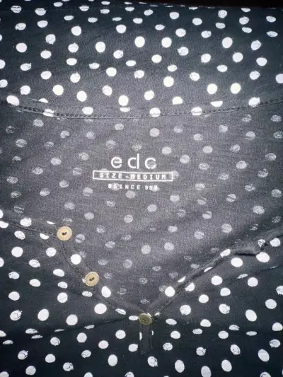 Polera de lunares negra ESPRIT - miniatura 4