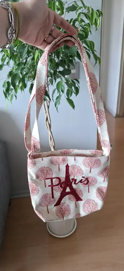 Bolso bandolera estampado París - miniatura 1