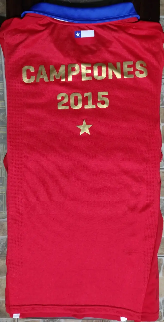 Camiseta Roja Chile Campeones 2015 Puma - 3