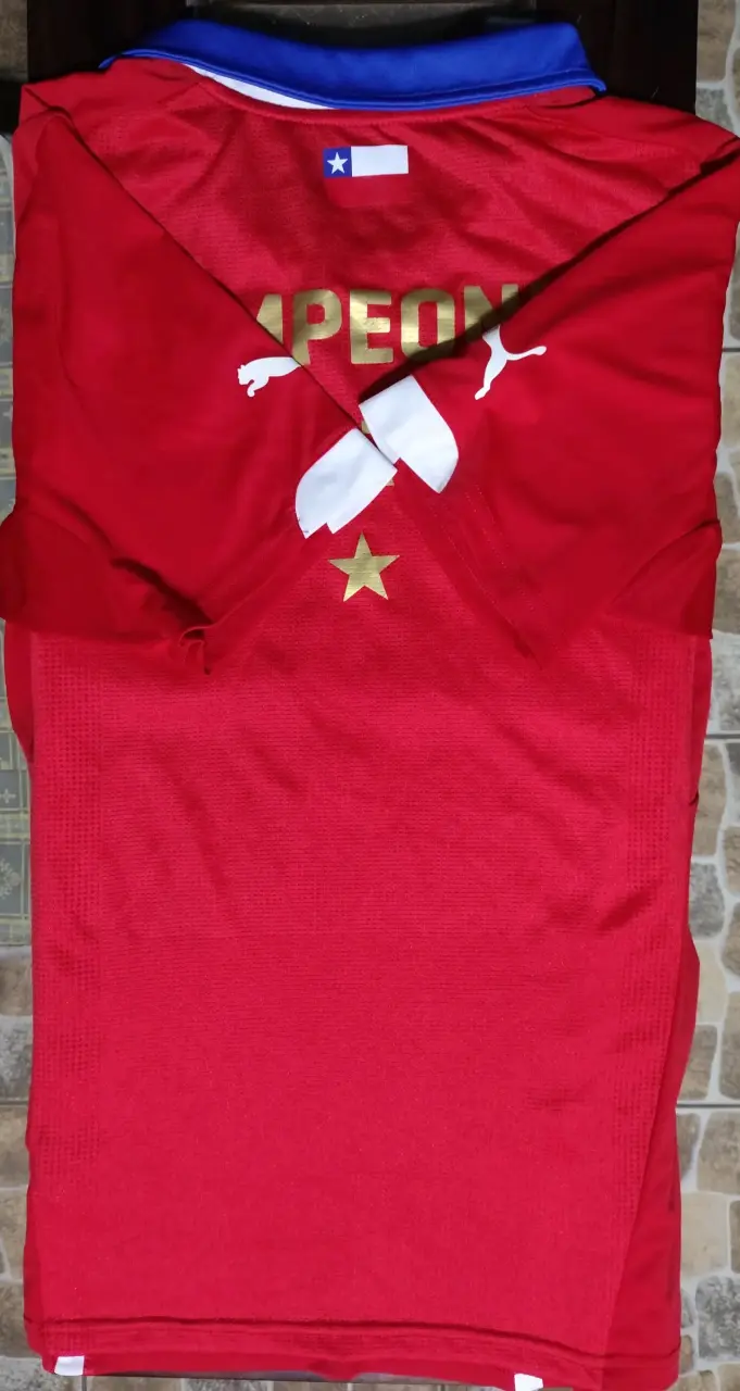 Camiseta Roja Chile Campeones 2015 Puma - 4