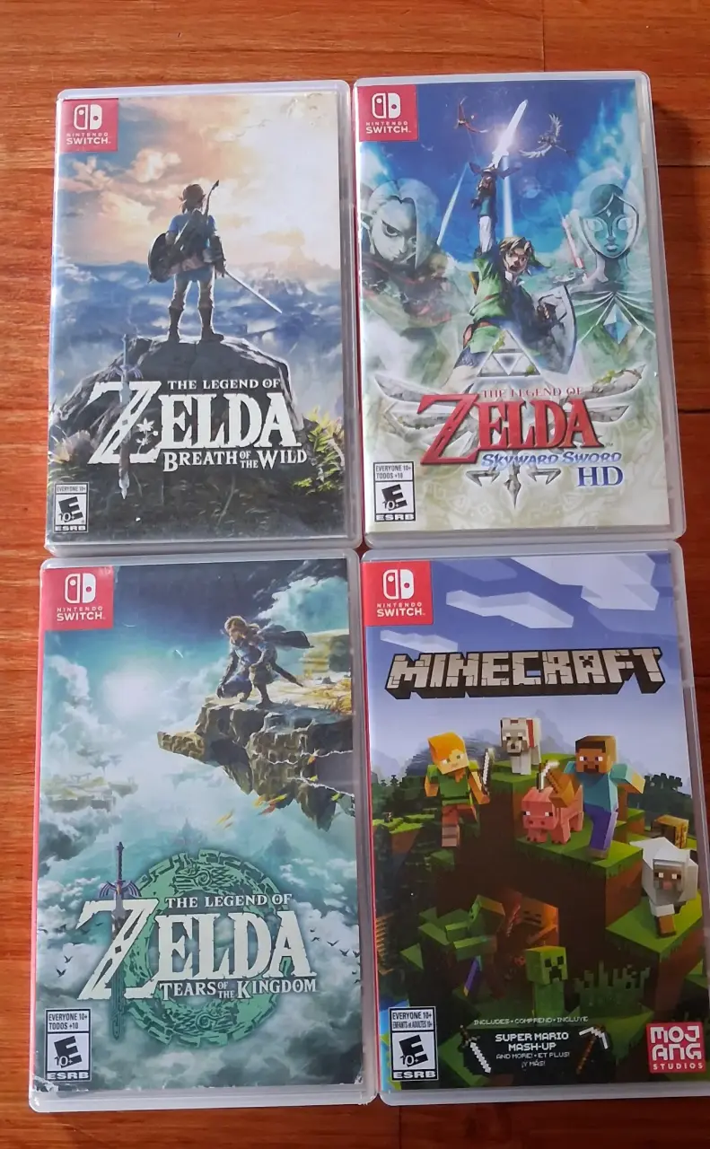 Consola Nintendo Switch con juegos Zelda y Minecraft - 2