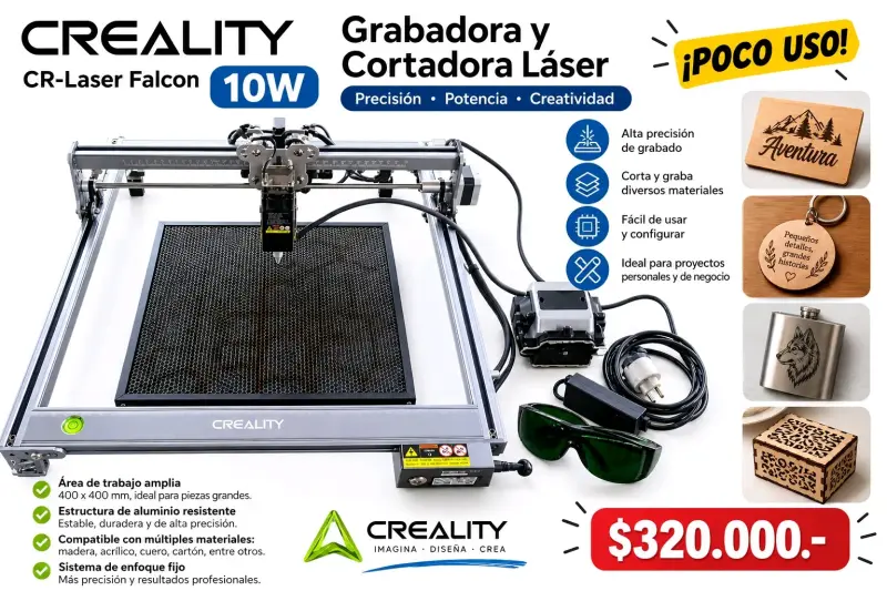 Grabadora y cortadora láser Creality CR-Laser Falcon 10W - 1