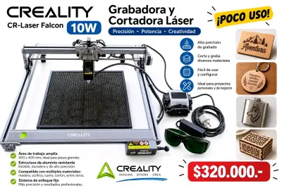 Grabadora y cortadora láser Creality CR-Laser Falcon 10W - miniatura 1