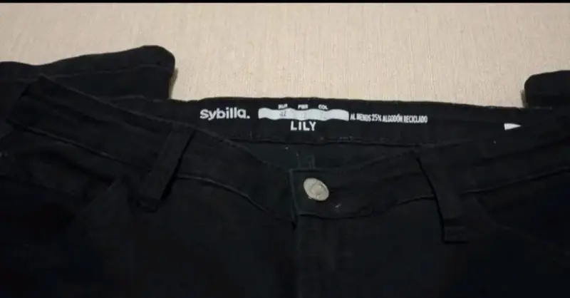 Jeans negros Sybilla Lily de algodón - 2
