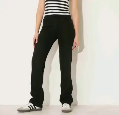 Jeans negros Sybilla Lily de algodón - miniatura 3