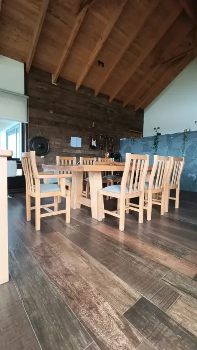 Comedor exclusivo, Lenga Blanca 8 sillas - miniatura 2