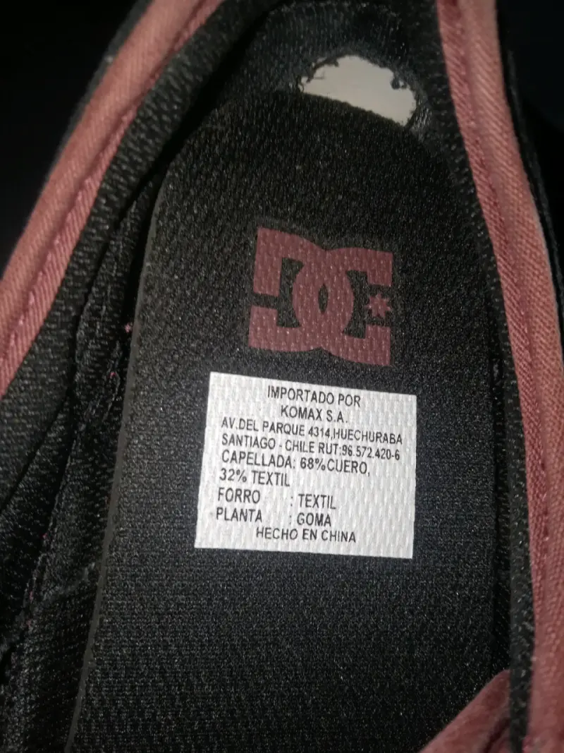 Zapatillas DC Shoes de gamuza color burdeos - 3