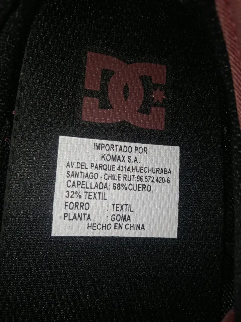 Zapatillas DC Shoes de gamuza color burdeos - 4