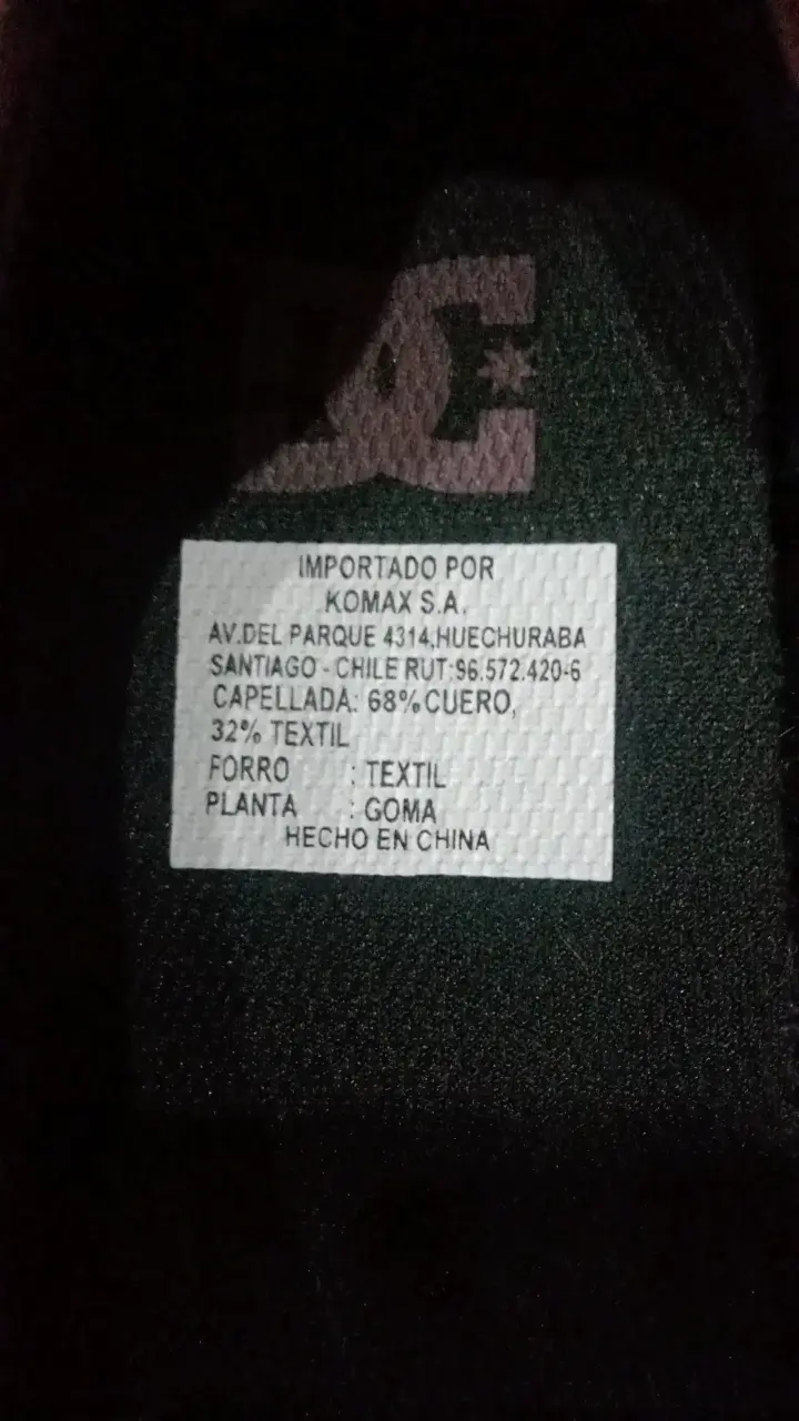 Zapatillas DC Shoes de gamuza color burdeos - 6
