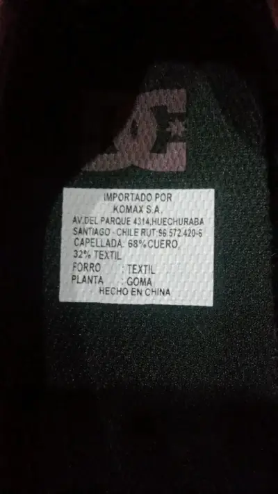 Zapatillas DC Shoes de gamuza color burdeos - miniatura 6