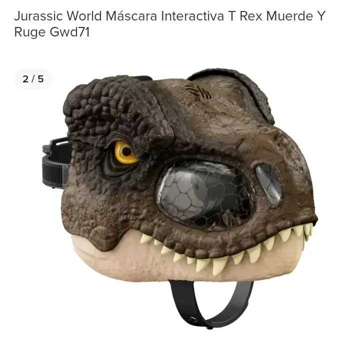 Máscara Interactiva T-Rex Jurassic World GWD71 - 4
