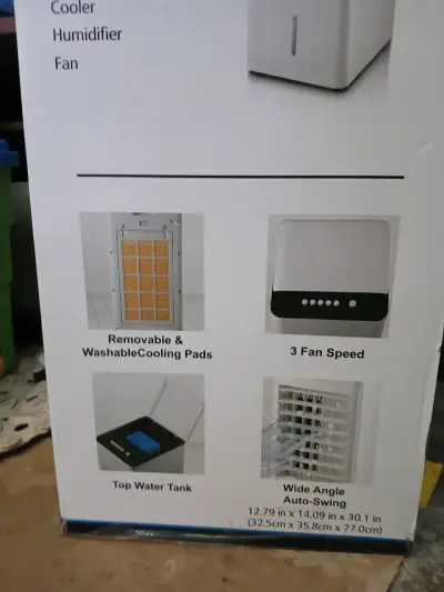 Enfriador de Aire con Humidificador y Ventilador - miniatura 1