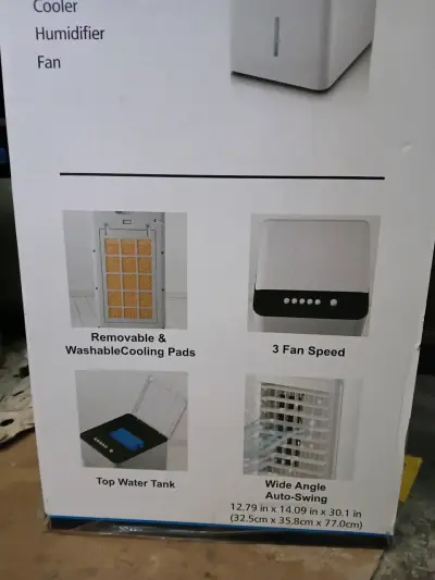 Enfriador de Aire con Humidificador y Ventilador - miniatura 2