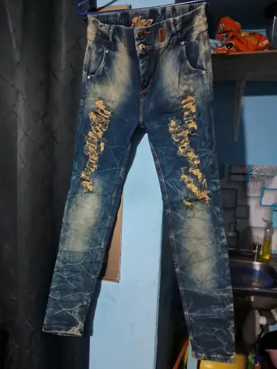 Jeans desgastados para mujer Marin Kiog - miniatura 1