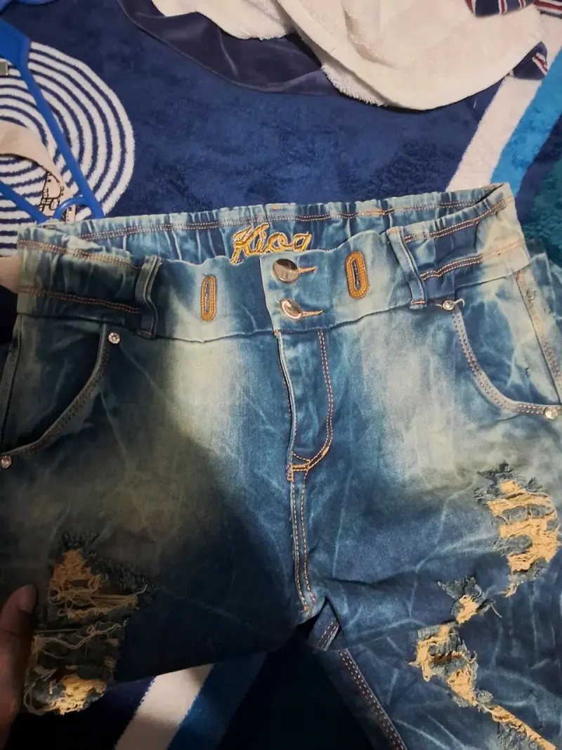 Jeans desgastados para mujer Marin Kiog - 3