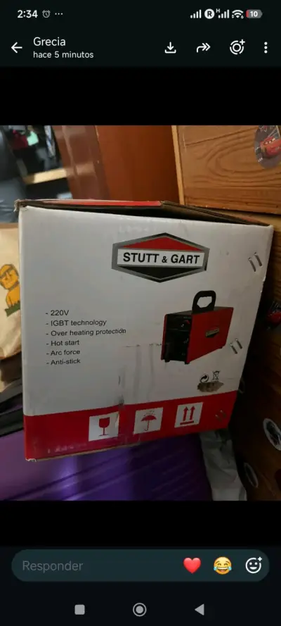 Soldador Inversor Stutt & Gart 220V IGBT - miniatura 1