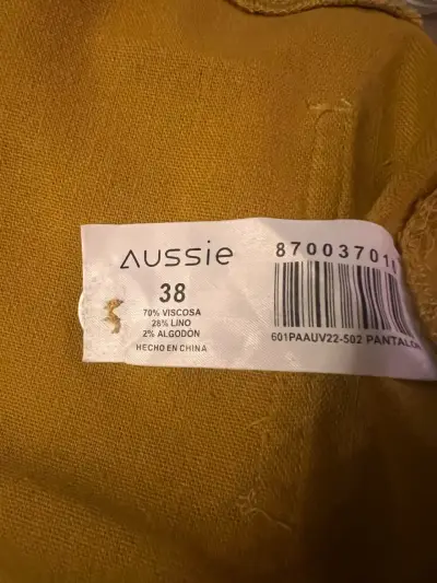Pantalones mostaza de mujer Aussie - miniatura 5