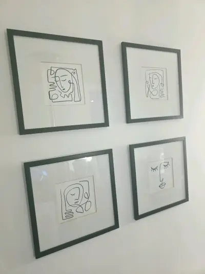 Cuadros decorativos minimalistas enmarcados - miniatura 1
