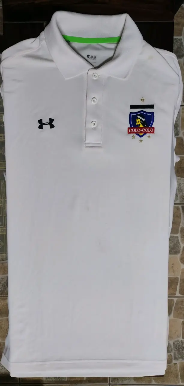 Polera Polo Blanca Colo-Colo Under Armour - 1