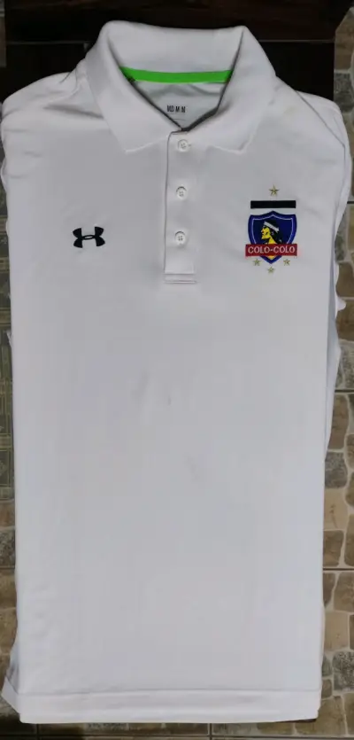 Polera Polo Blanca Colo-Colo Under Armour - miniatura 1