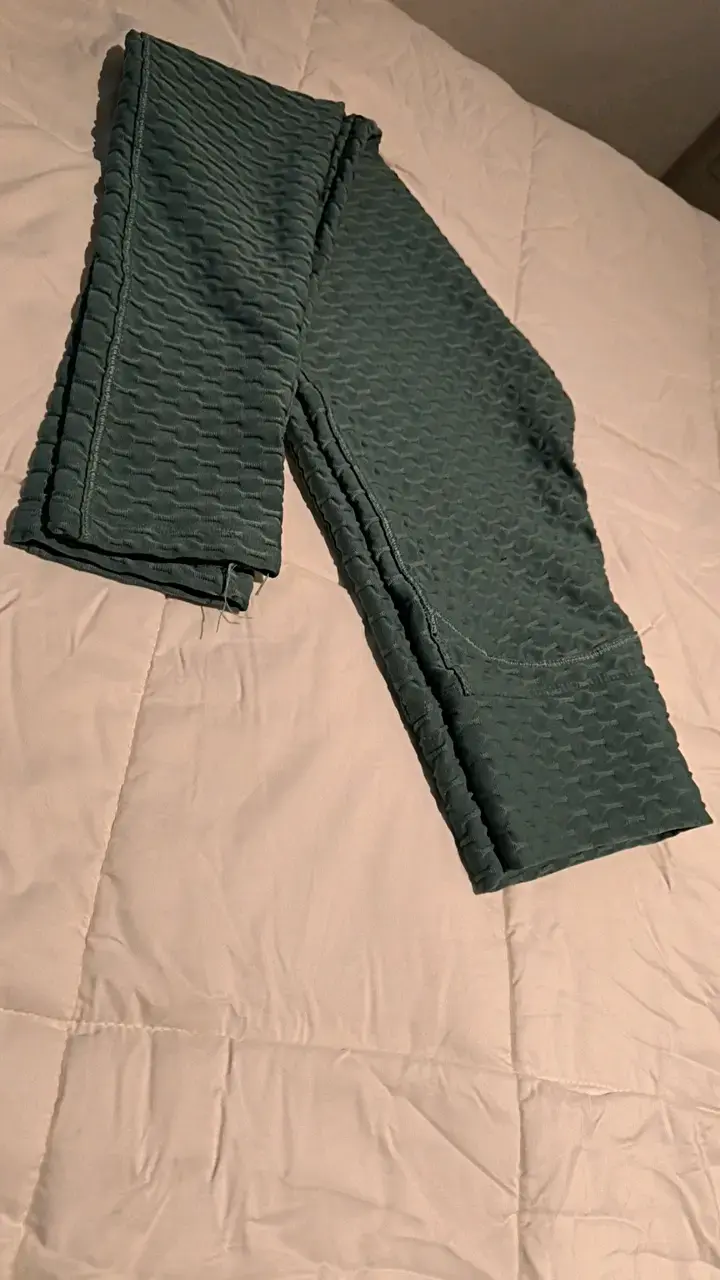 Leggings deportivos texturizados turquesa - 4