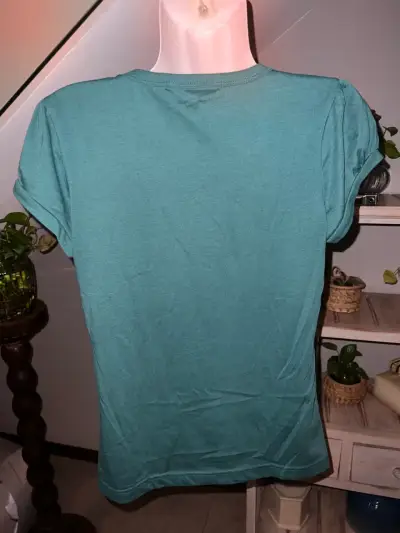 Polera verde Esprit con diseño Vintage Romance - miniatura 2