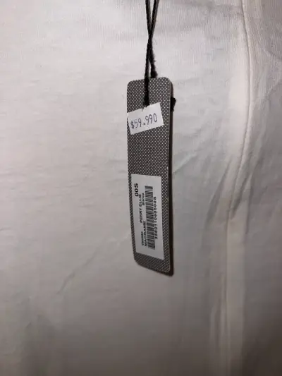 Vestido de encaje blanco Perry Ellis - miniatura 2