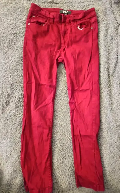 Pantalones rojos MLT talla 12 para niño - miniatura 1