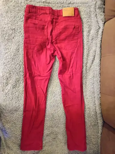 Pantalones rojos MLT talla 12 para niño - miniatura 2