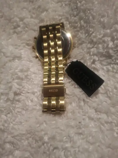 Reloj Guess dorado para hombre con cronógrafo - miniatura 5